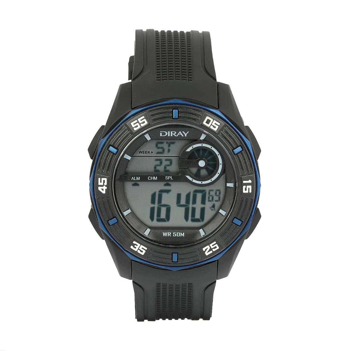 MONTRE DIRAY HOMME CHRONO SILICONE